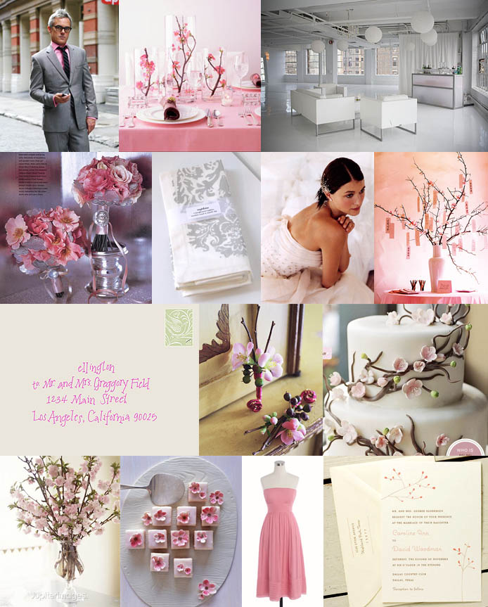 The Pale Pink and Gray Wedding