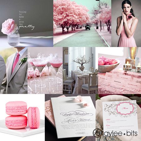 The Pale Pink and Gray Wedding